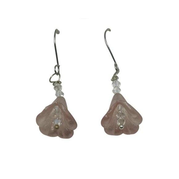 3 Pair - Elegant Dangle Earrings With‎ Filigree Glass & Crystal Elements - Picture 3 of 5